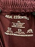 Real Essentials Solid Burgundy Track Pants Size XL - photo 4