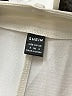 Shein 100% Polyester Solid Ivory Shorts Size 4 - photo 3