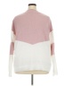 Unbranded 100% Polyester Color Block Pink Pullover Sweater Size 2X - photo 2