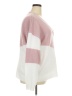 Unbranded 100% Polyester Color Block Pink Pullover Sweater Size 2X - photo 4