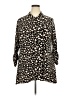 Kim Rogers Animal Print Black 3/4 Sleeve Blouse Size XXL - photo 1