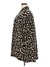 Kim Rogers Animal Print Black 3/4 Sleeve Blouse Size XXL - photo 5