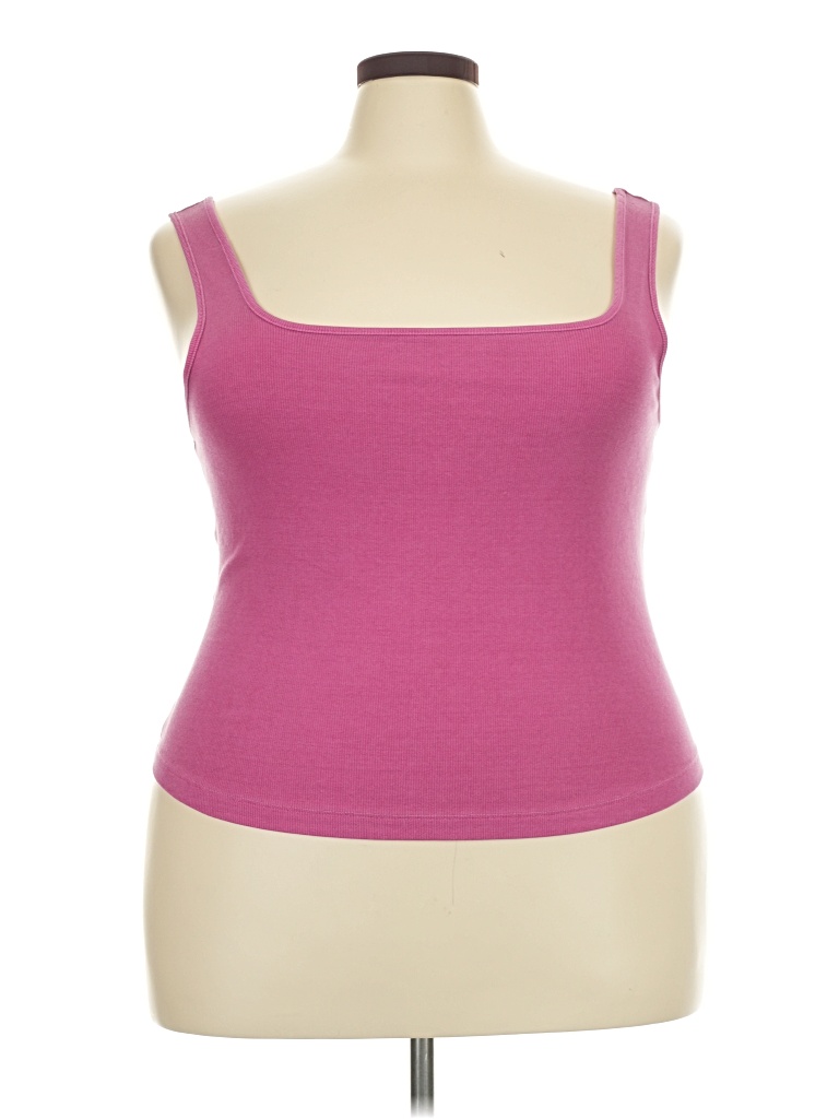 Pre-owned Old Navy Tank Top Pink Strapless Neckline Tops