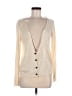 Minden Chan Ivory Silk Cardigan Size M - photo 1