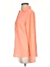 Attention 100% Polyester Color Block Orange Long Sleeve Blouse Size S - photo 5