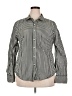 dip 100% Cotton Checkered-gingham Black Long Sleeve Button-Down Shirt Size XXL - photo 1