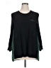 CAbi 100% Cotton Black Green Pullover Sweater Size XL - photo 1