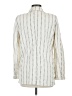Bardot 100% Cotton Stripes Ivory Blazer Size 6 - photo 2
