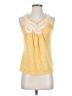 Assorted Brands Yellow Sleeveless Blouse Size S - photo 1