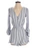 American Eagle Outfitters 100% Viscose Stripes Blue Romper Size XS - photo 1