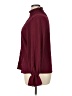 Shein Curve Burgundy Long Sleeve Blouse Size 0X - photo 5