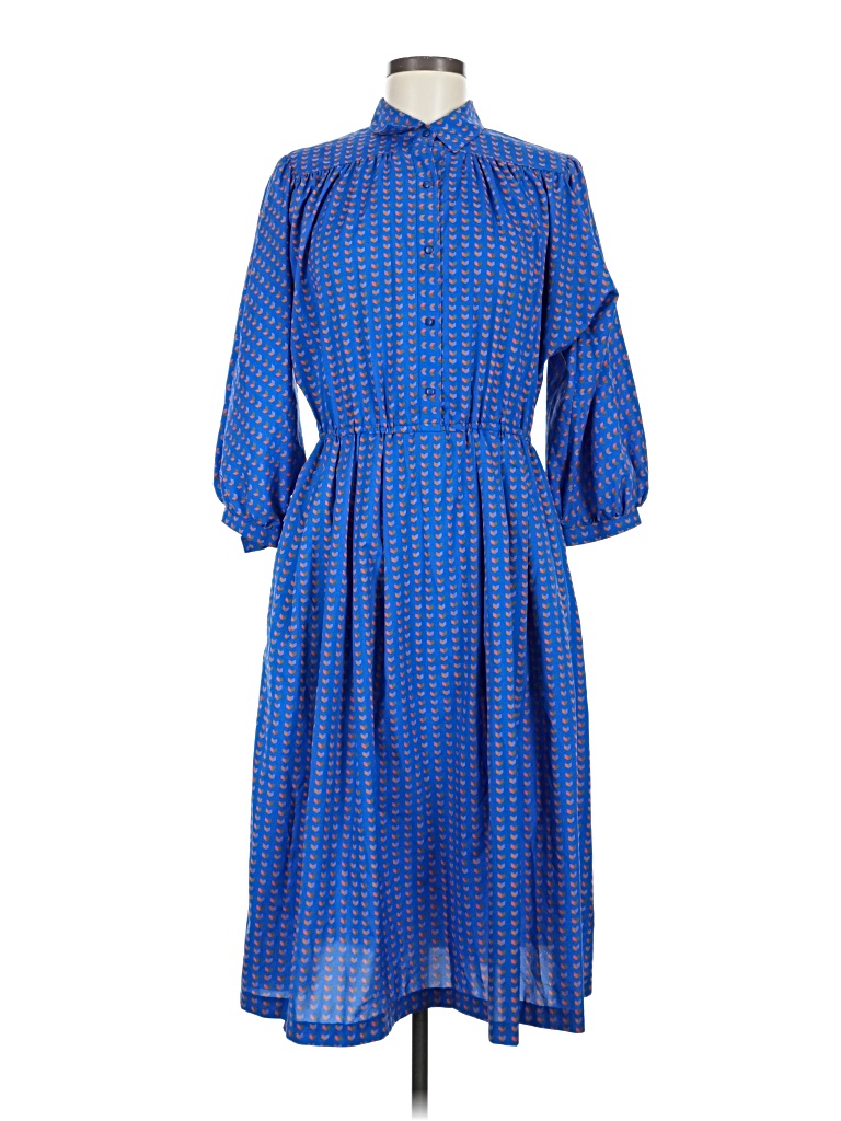 Pre-owned Unbranded Casual Dress In Blue