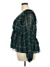 Torrid 100% Polyester Green 3/4 Sleeve Blouse Size 2X Plus (2) - photo 5