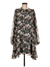 En Saison 100% Polyester Floral Gray Casual Dress Size M - photo 1