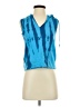 Workshop Blue Sleeveless Blouse Size XS - photo 1