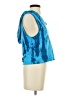 Workshop Blue Sleeveless Blouse Size XS - photo 4