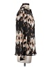 Derek Lam 100% Polyester Animal Print Black Long Sleeve Blouse Size S - photo 4