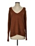 Something Navy Brown Pullover Sweater Size XS - photo 1