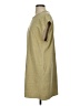 Double Zero 100% Cotton Solid Tan Casual Dress Size S - photo 5