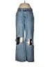 Forever 21 Graphic Blue Jeans Size 29 waist - photo 1