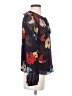 CAbi 100% Polyester Floral Black Long Sleeve Blouse Size XS - photo 4