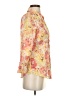 JM Collection Floral Orange 3/4 Sleeve Blouse Size 4 - photo 4