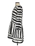 BCBGMAXAZRIA 100% Polyester Stripes Gray Casual Dress Size XS - photo 5