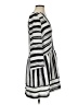 BCBGMAXAZRIA 100% Polyester Stripes Gray Casual Dress Size XS - photo 4