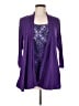 White Stag Purple Cardigan Size M - photo 1