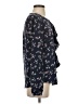LC Lauren Conrad 100% Polyester Blue Long Sleeve Blouse Size XS - photo 4