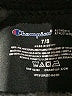 Champion 100% Polyester Graphic Black Track Pants Size 7 - 8 - photo 3