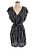 Ann Taylor LOFT 100% Rayon Stripes Black Romper Size M - photo 1