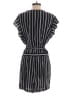 Ann Taylor LOFT 100% Rayon Stripes Black Romper Size M - photo 2