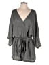 Lulus 100% Polyester Solid Gray Romper Size M - photo 1
