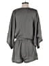 Lulus 100% Polyester Solid Gray Romper Size M - photo 2