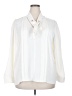 Ann Taylor 100% Polyester Ivory 3/4 Sleeve Blouse Size XXL - photo 1