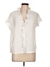 Shein 100% Polyester Ivory Short Sleeve Blouse Size L - photo 1