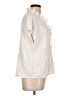 Shein 100% Polyester Ivory Short Sleeve Blouse Size L - photo 4