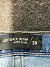 Just Black Hearts Blue Jeans Size 28 waist - photo 7