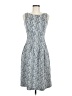 En Focus Studio 100% Polyester Tweed Gray Cocktail Dress Size 6 - photo 1
