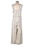Madewell Stripes Ivory Jumpsuit Size XXS - photo 2