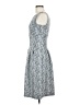 En Focus Studio 100% Polyester Tweed Gray Cocktail Dress Size 6 - photo 5