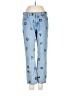 Current/Elliott Graphic Blue Jeans Size 27 waist - photo 1
