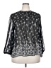 Max Studio 100% Polyester Silver 3/4 Sleeve Blouse Size XXL (estimated) - photo 1