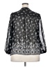 Max Studio 100% Polyester Silver 3/4 Sleeve Blouse Size XXL (estimated) - photo 2