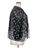 Max Studio 100% Polyester Silver 3/4 Sleeve Blouse Size XXL (estimated) - photo 4