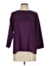 Eileen Fisher 100% Polyester Purple 3/4 Sleeve Top Size S - photo 1