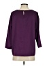 Eileen Fisher 100% Polyester Purple 3/4 Sleeve Top Size S - photo 2
