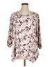 Elle Brown 3/4 Sleeve T-Shirt Size XXL - photo 1