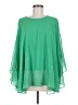 S.Y.L.K. 100% Polyester Green 3/4 Sleeve Blouse Size Med - Lg - photo 1
